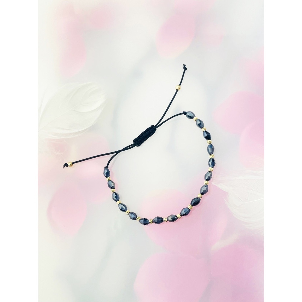 Armband Armkette String Armband goldenen Perlen und Hämatit