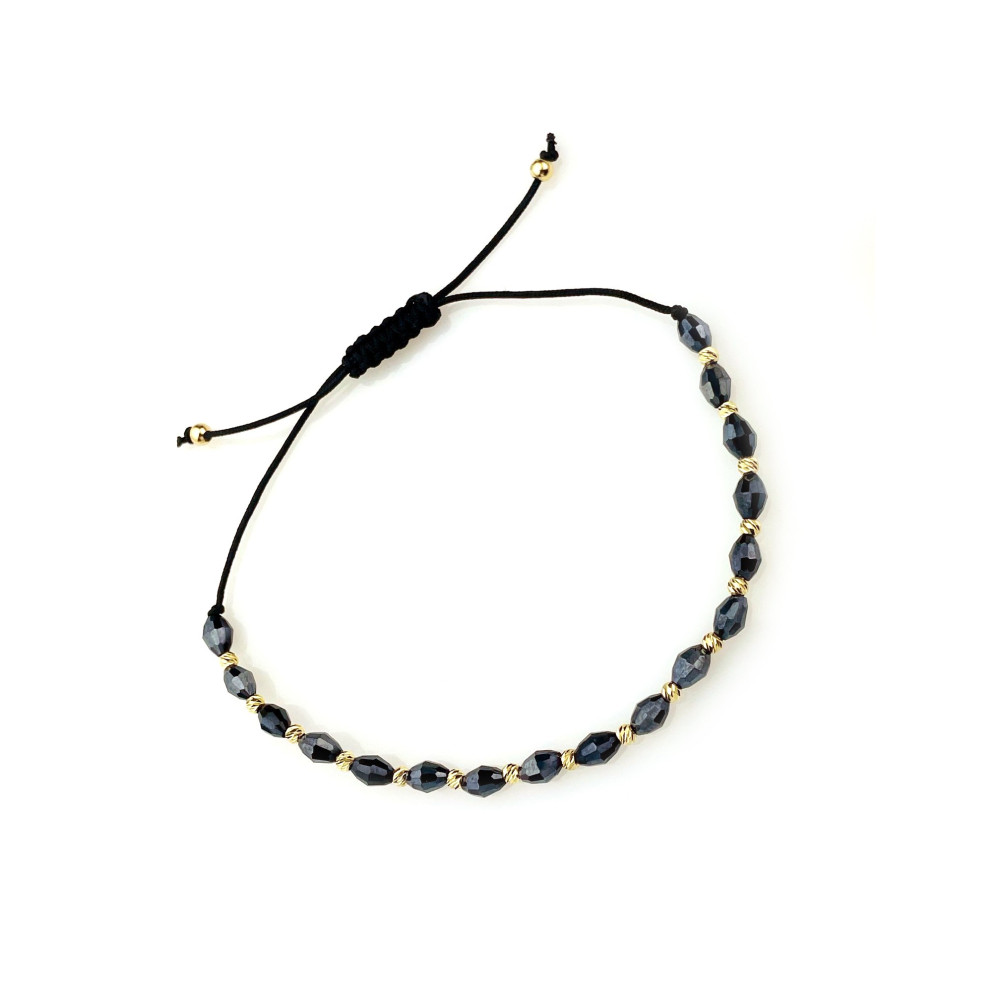 Armband Armkette String Armband goldenen Perlen und Hämatit