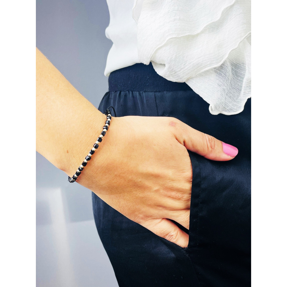 copy of Złota bransoletka z zawieszkami serce