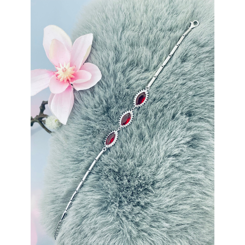 Armband 925 Silber mit Zirkonia Damen