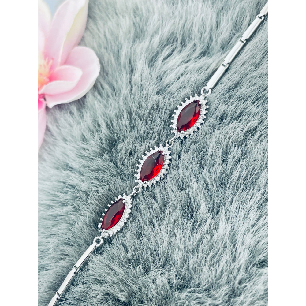 Armband 925 Silber mit Zirkonia Damen