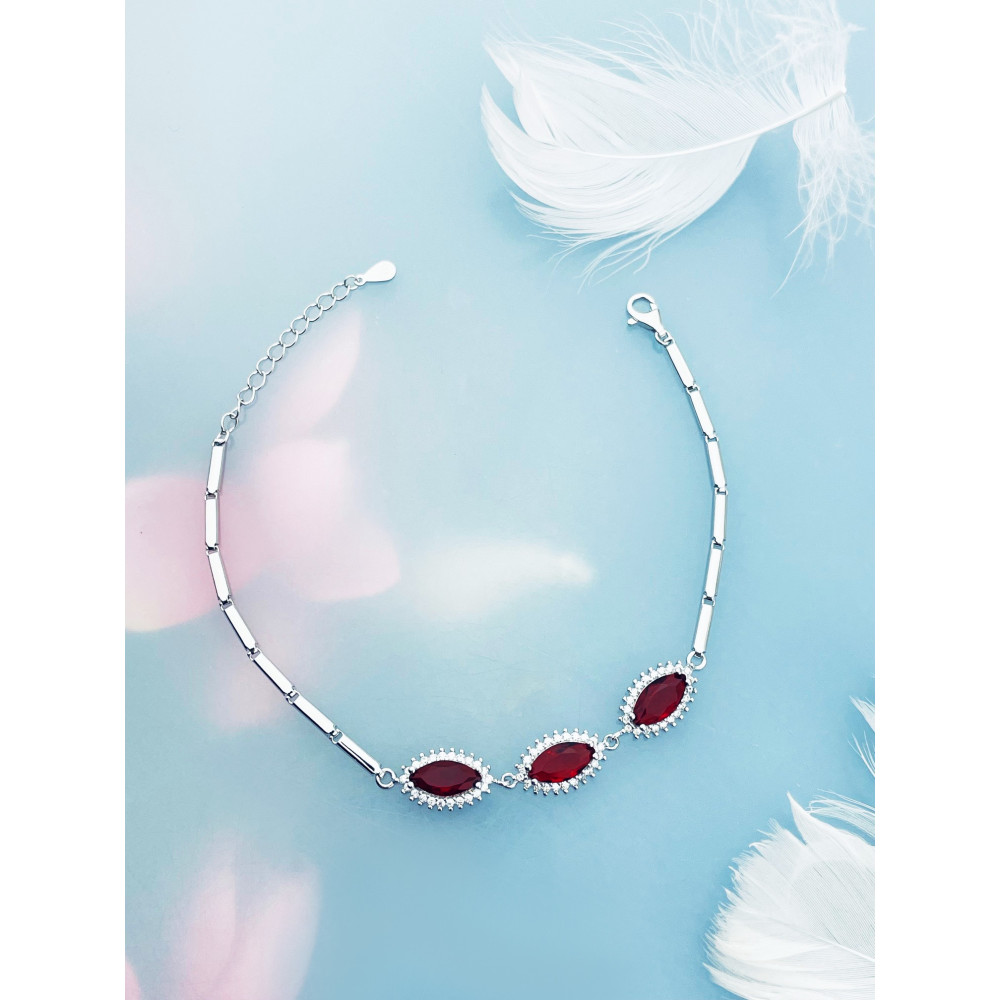 Armband 925 Silber mit Zirkonia Damen