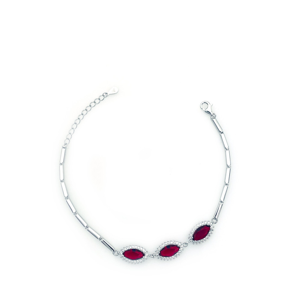 Armband 925 Silber mit Zirkonia Damen