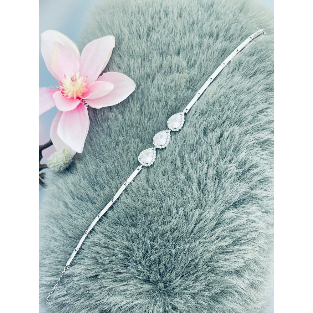 Armband 925 Silber mit Zirkonia Damen