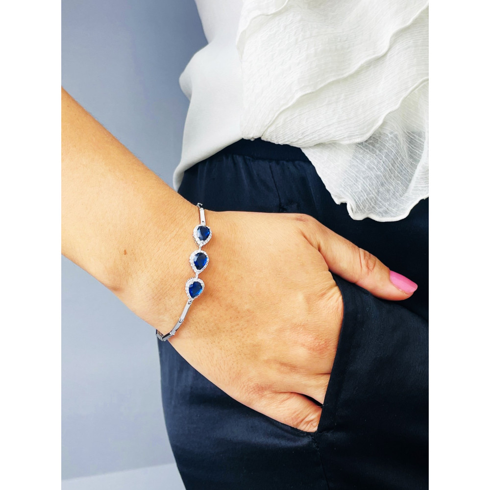 Armband 925 Silber mit Zirkonia Damen