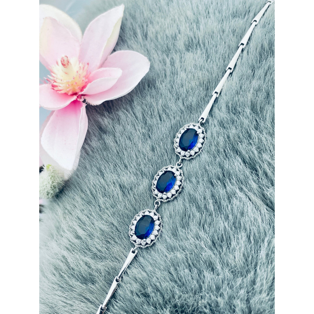 Armband 925 Silber mit Zirkonia Damen