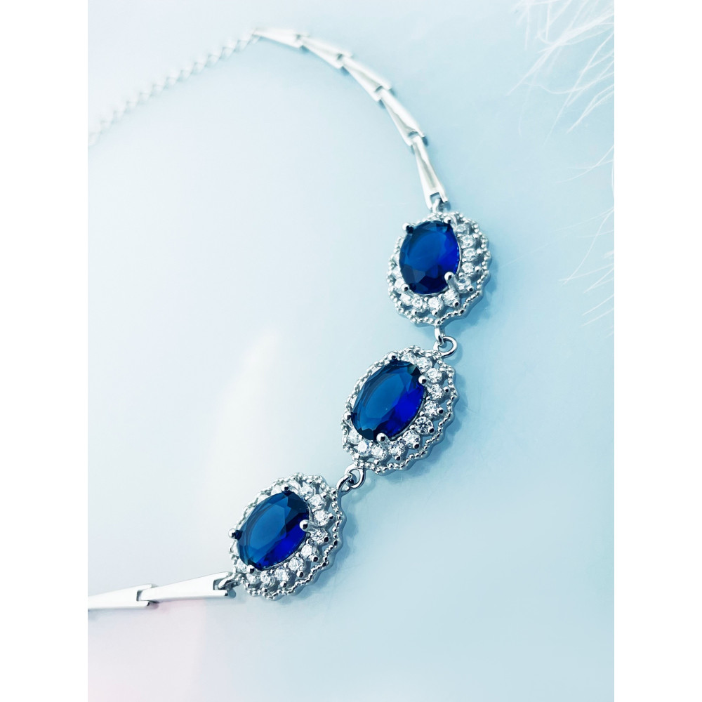 Armband 925 Silber mit Zirkonia Damen