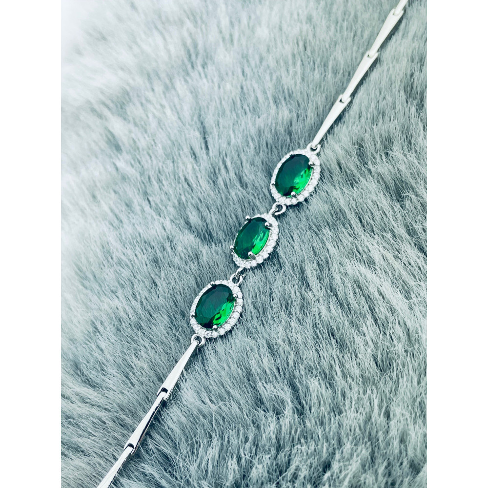 Armband 925 Silber mit Zirkonia Damen