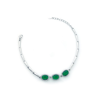 Armband 925 Silber mit Zirkonia Damen