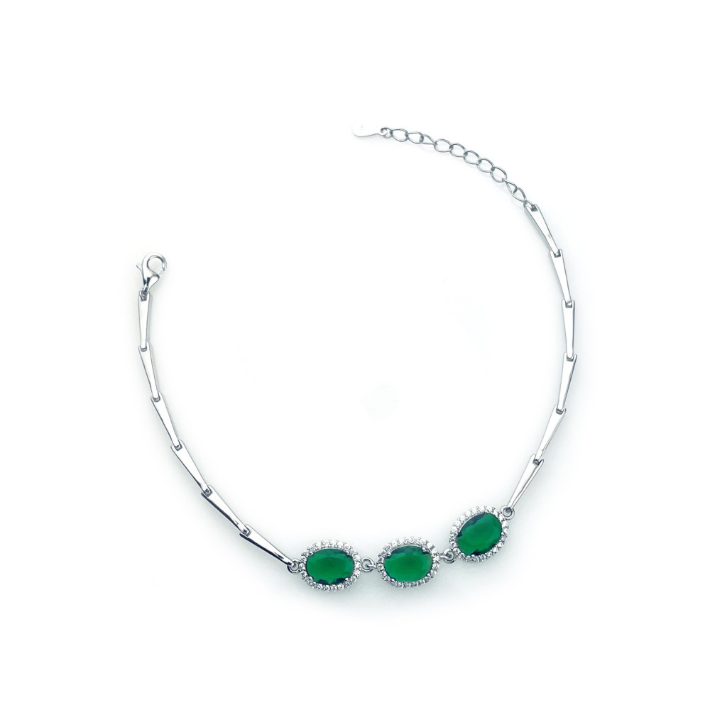 Armband 925 Silber mit Zirkonia Damen