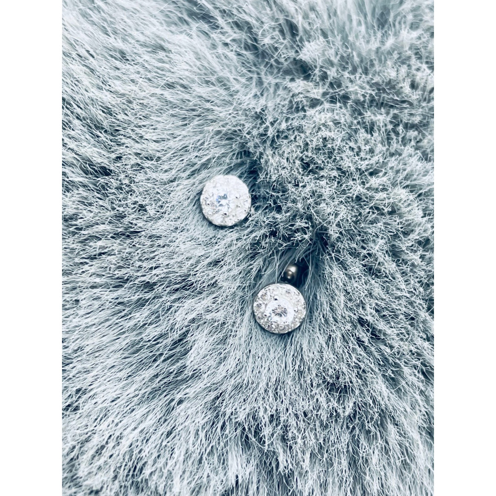 Kreis 925 Silber mit Zirkonia Ohrringe