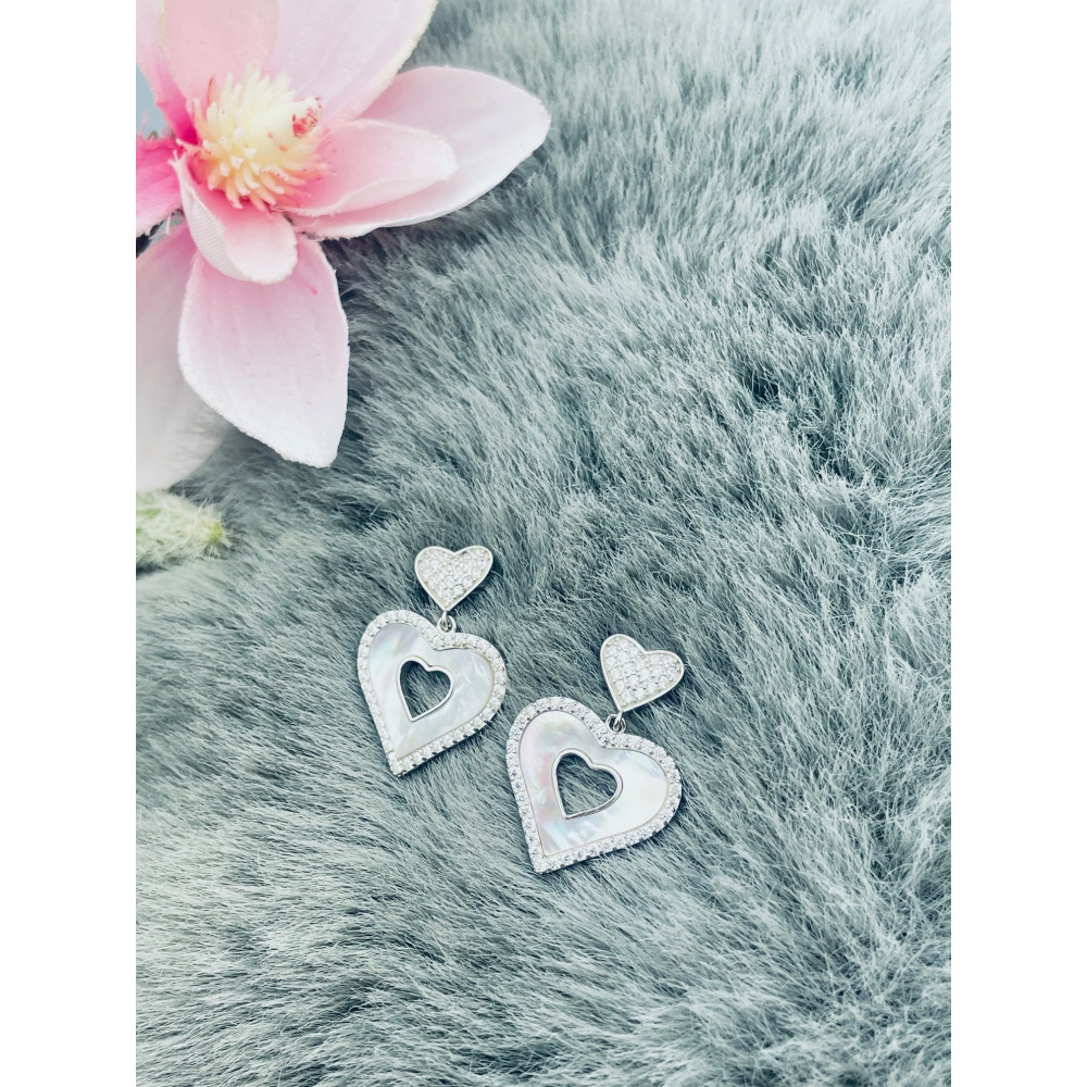 copy of Złote kolczyki przecinki z cyrkoniami