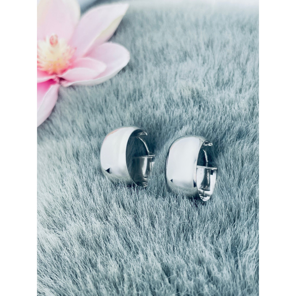 Kreis 925 Silber Ohrringe Damen