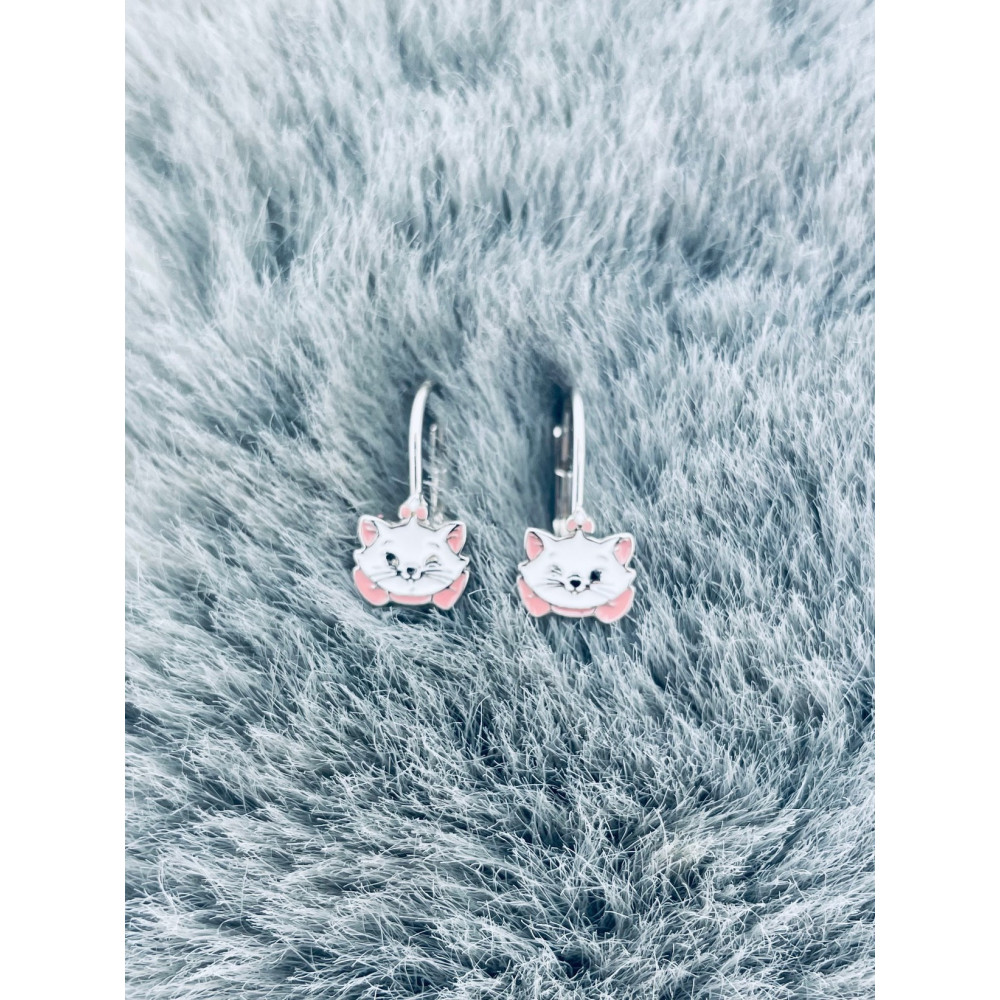 copy of Złote kolczyki przecinki z cyrkoniami