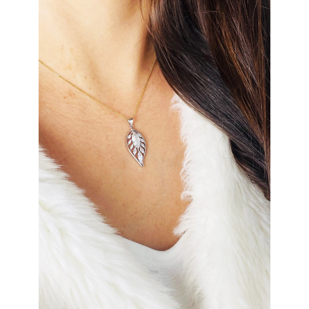 copy of Złoty wisiorek zawieszka rozeta ażurowa