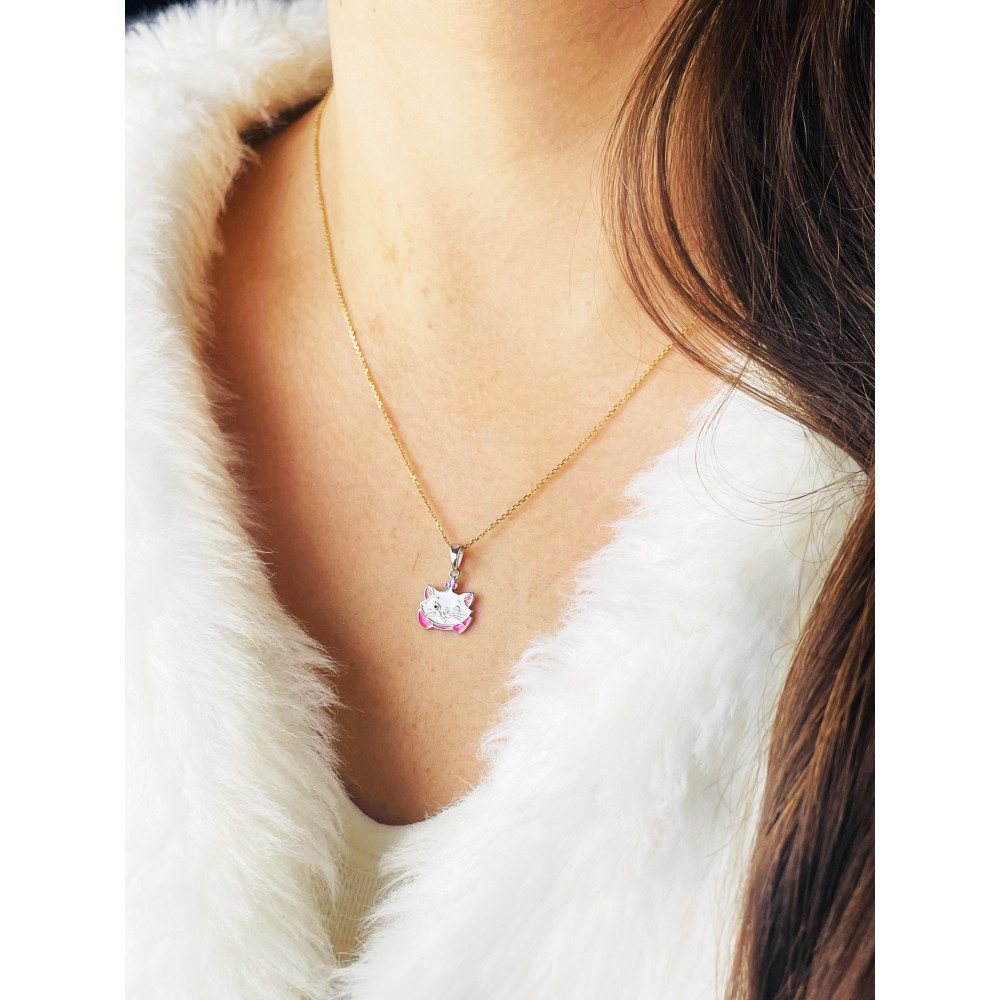 copy of Złoty wisiorek zawieszka rozeta ażurowa