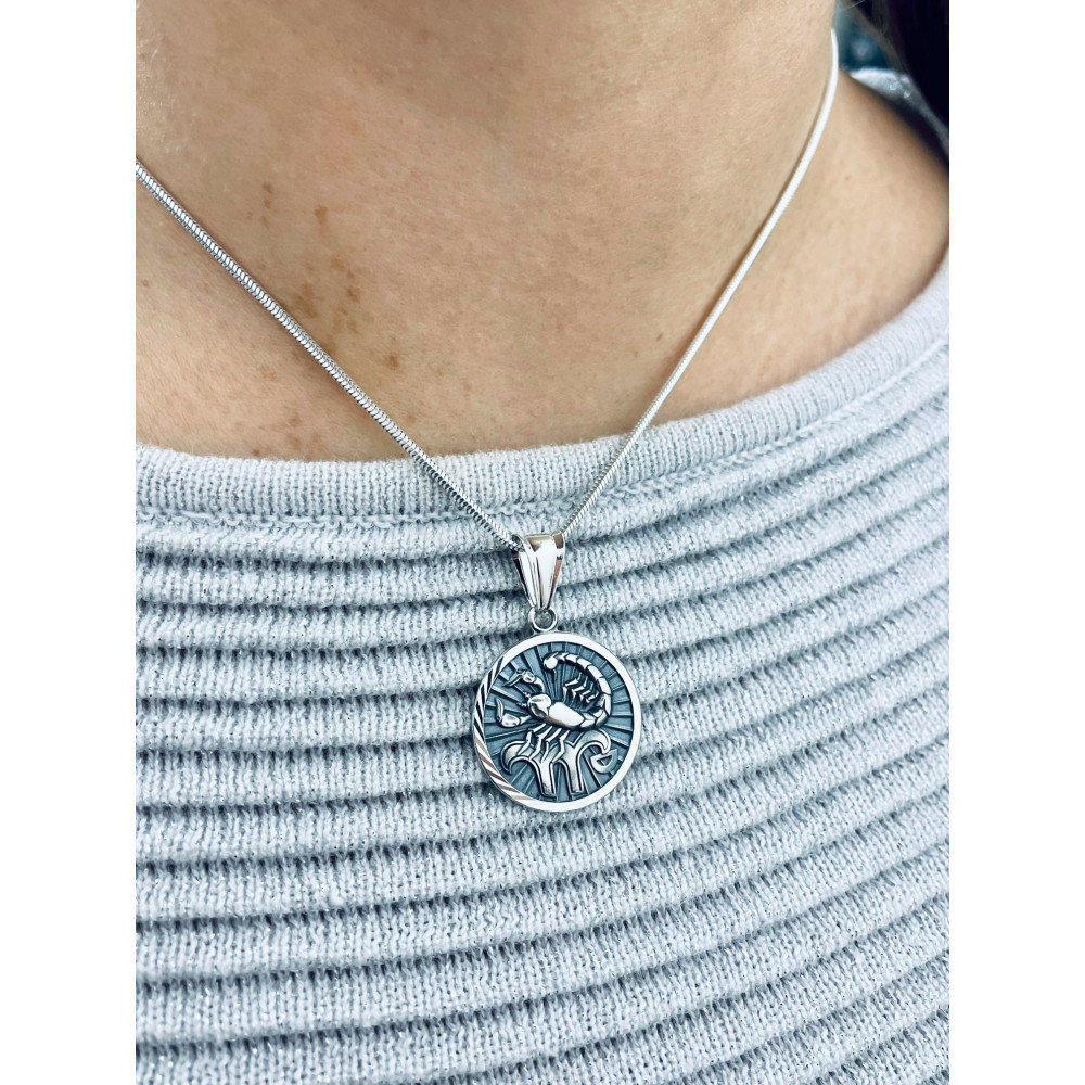 copy of Złota zawieszka wisiorek znak zodiaku rak