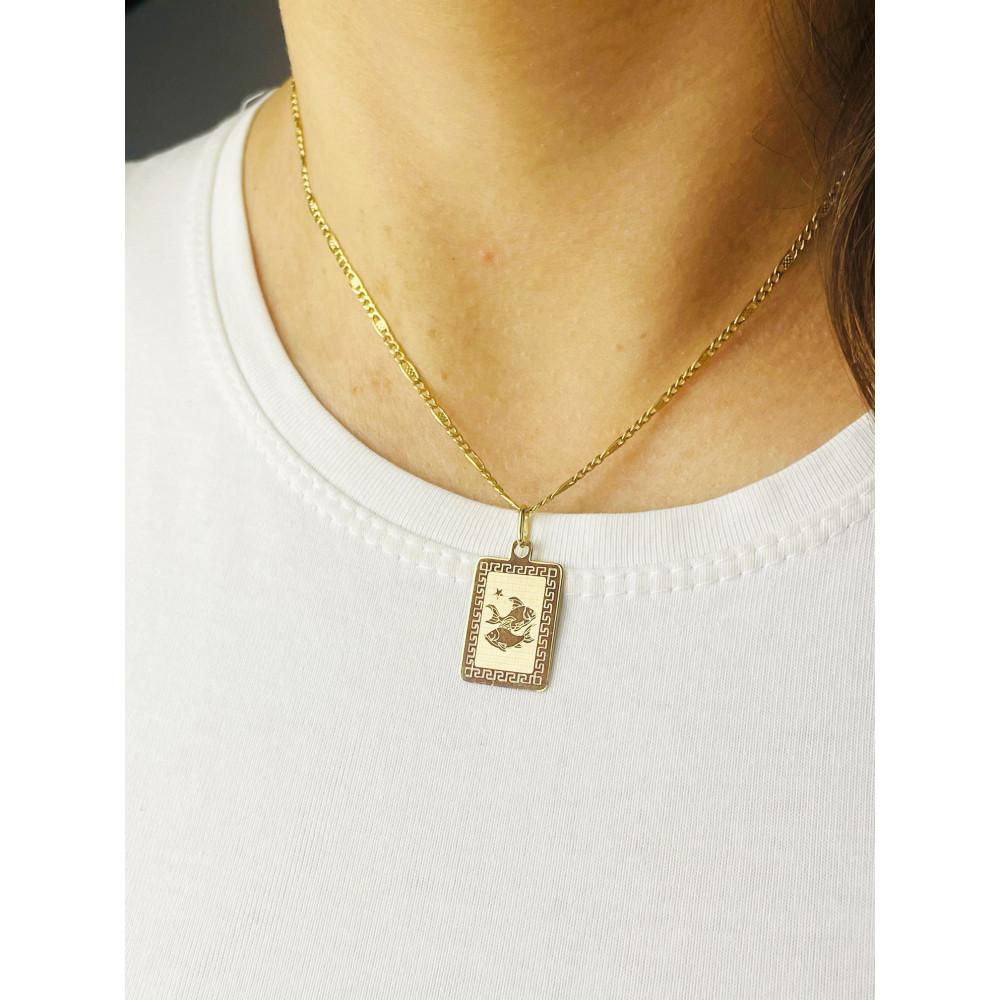 copy of Złoty wisiorek zawieszka rozeta ażurowa