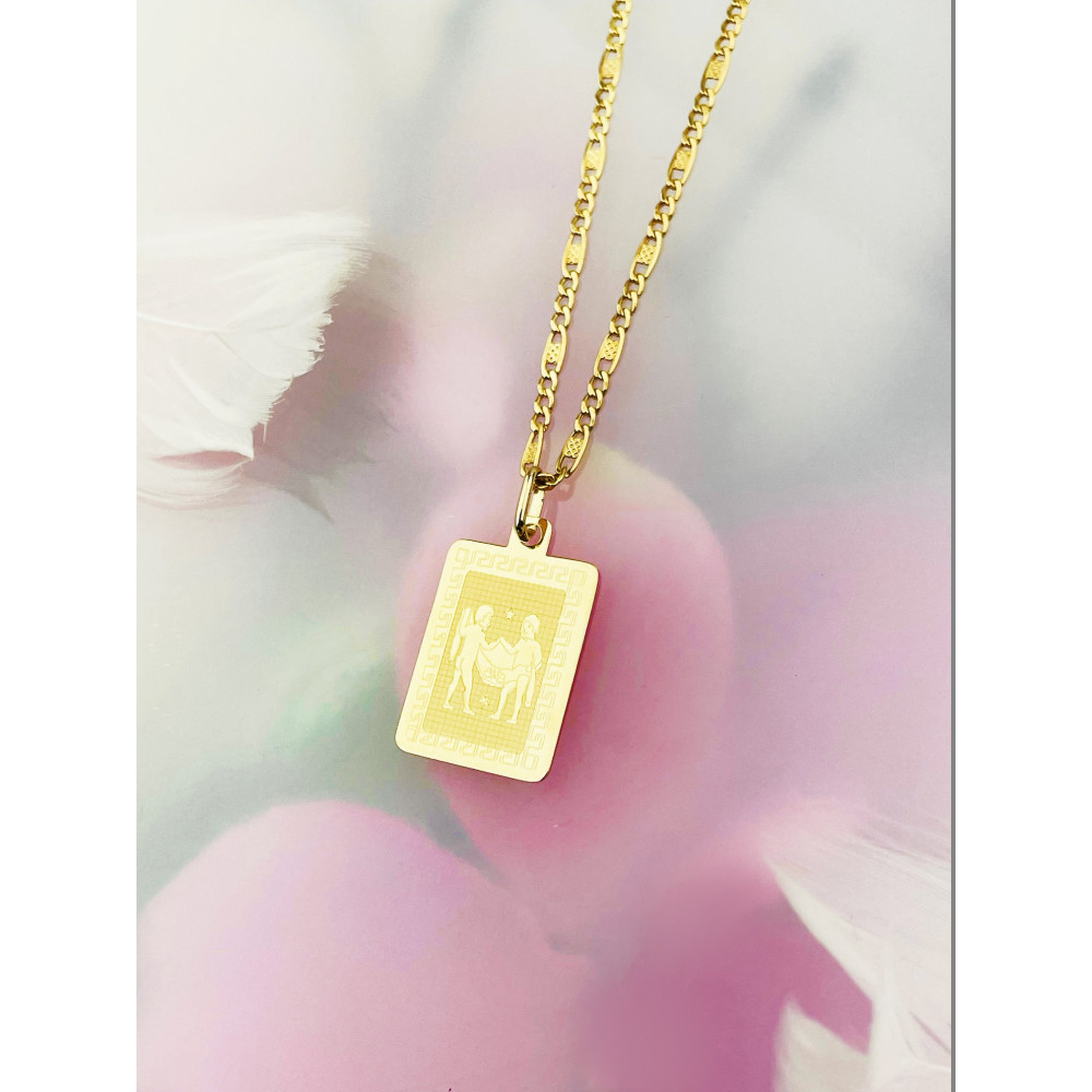 copy of Złoty wisiorek zawieszka rozeta ażurowa