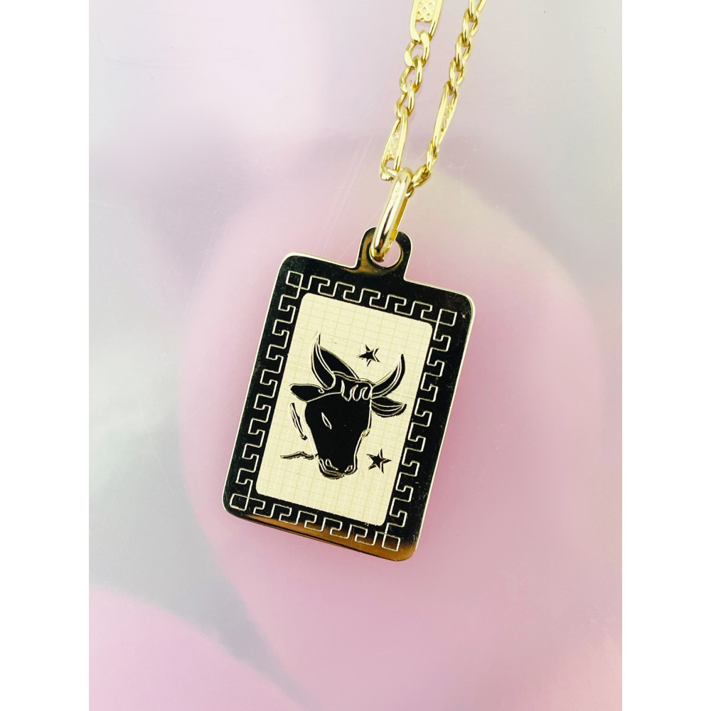 copy of Złoty wisiorek zawieszka rozeta ażurowa