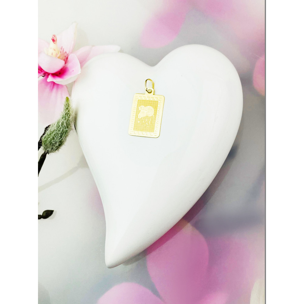 copy of Złoty wisiorek zawieszka rozeta ażurowa