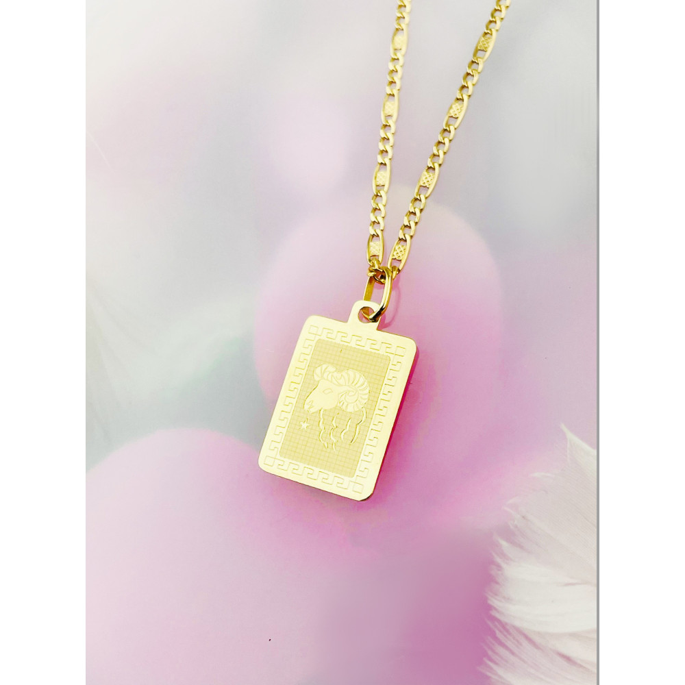 copy of Złoty wisiorek zawieszka rozeta ażurowa