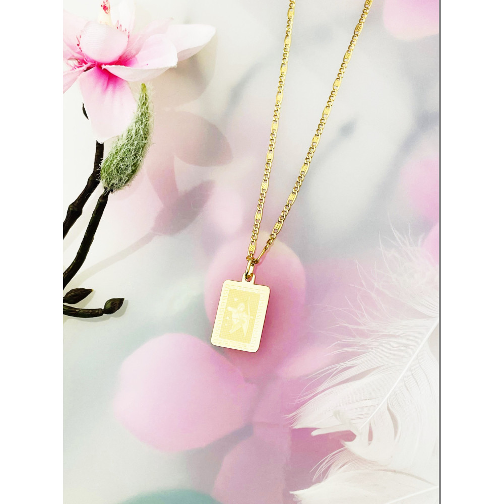 copy of Złoty wisiorek zawieszka rozeta ażurowa