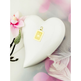 Goldanhänger Gelbgold griechisches Muster Sternzeichen Tierkreiszeichen Krebs Horoskop Kettenanhänger