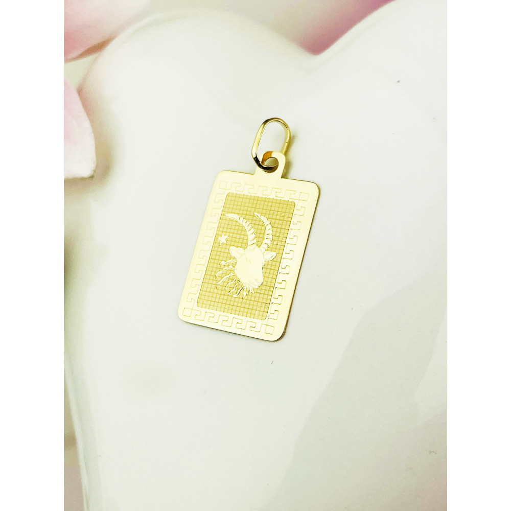 copy of Złoty wisiorek zawieszka rozeta ażurowa