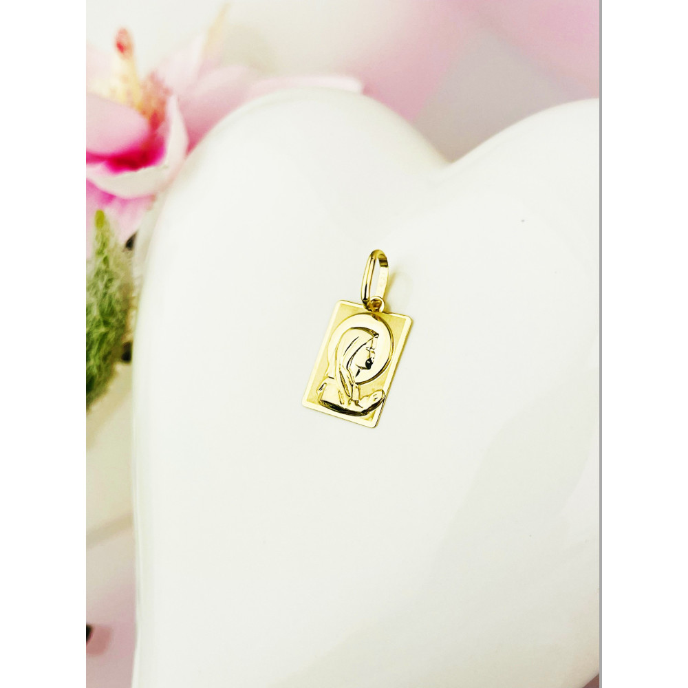 Anhänger Madonna Maria Goldanhänger Erstkommunion 585er 14KT