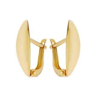 copy of Złote kolczyki przecinki z cyrkoniami