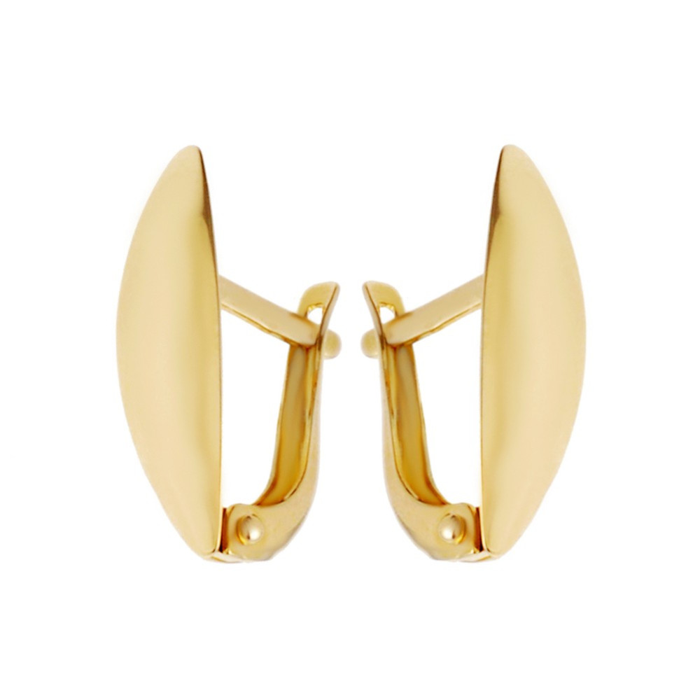 copy of Złote kolczyki przecinki z cyrkoniami