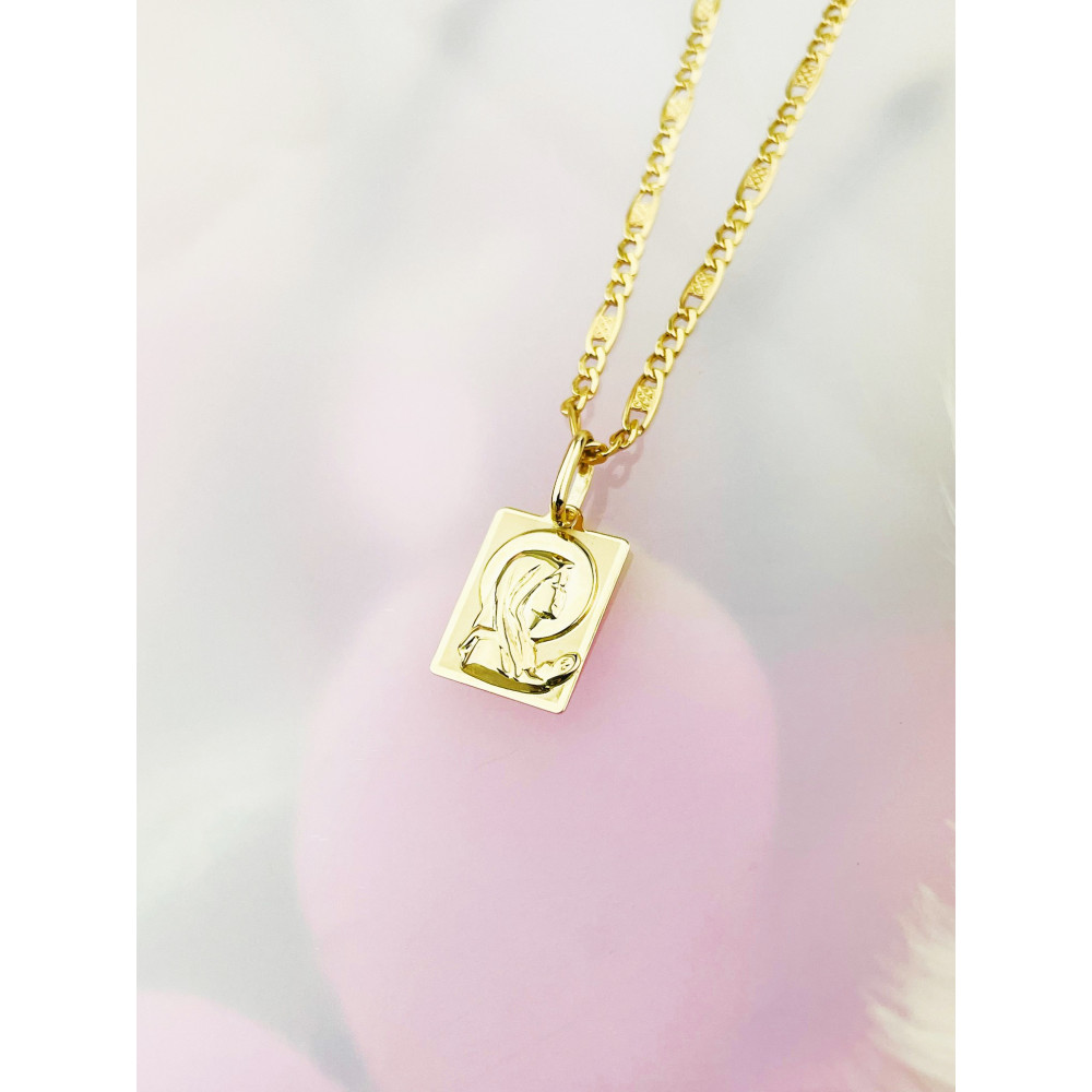 Anhänger Madonna Maria Goldanhänger Erstkommunion 585er 14KT