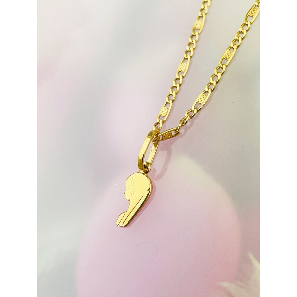 Anhänger Madonna Maria Goldanhänger Erstkommunion 585er 14KT