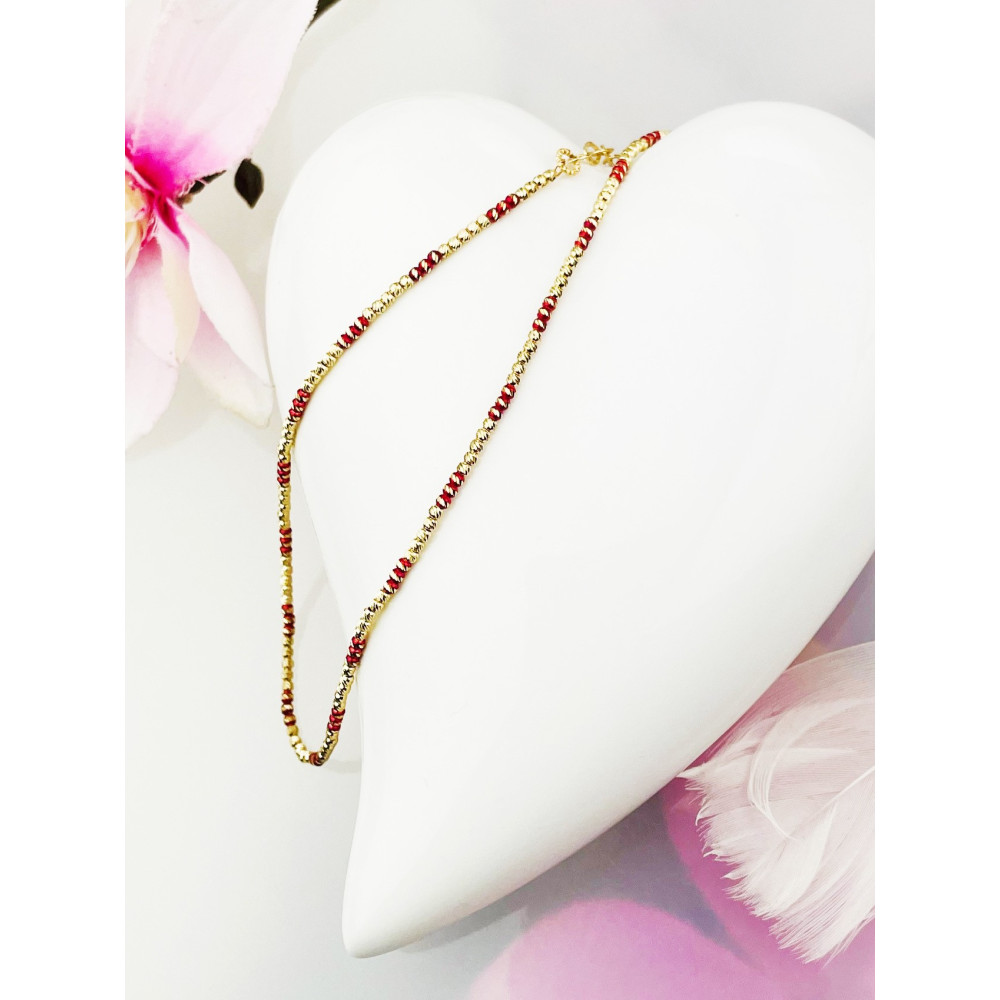 Damen Goldarmband Kugel-Kette Bein Armband Gelbgold Gold585er 14KT