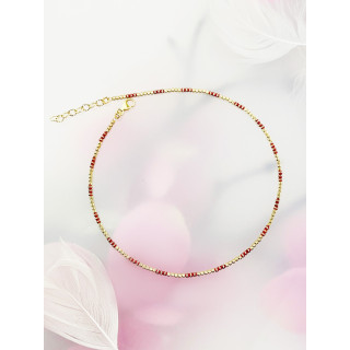 Damen Goldarmband Kugel-Kette Bein Armband Gelbgold Gold585er 14KT