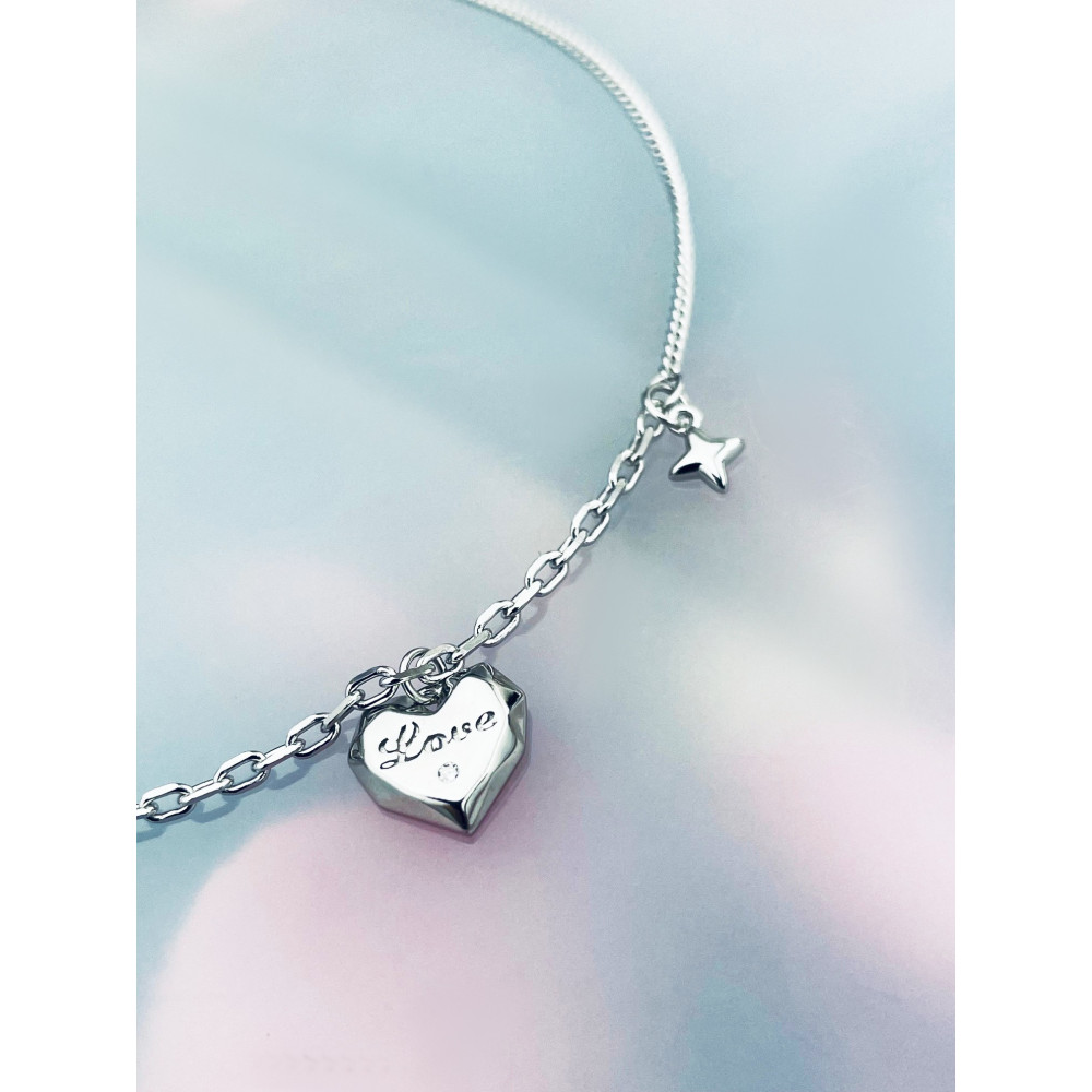 Herz Armband 925 Silber Damen