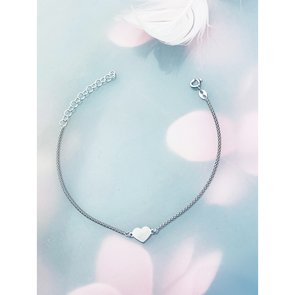 Herz Armband 925 Silber Damen