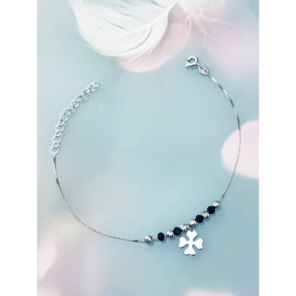 Armband 925 Silber mit Spinell Damen