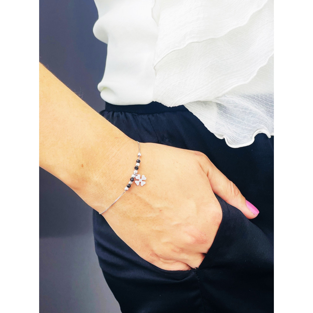 Armband 925 Silber mit Spinell Damen