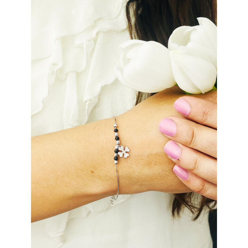 copy of Złota bransoletka celebrytka serce nieskończoność