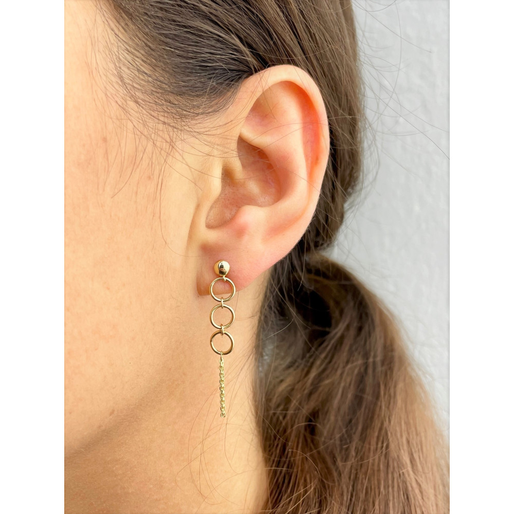 Gold Ohrringe Ohrhänger Ohrstecker Ohrschmuck Gelbgold