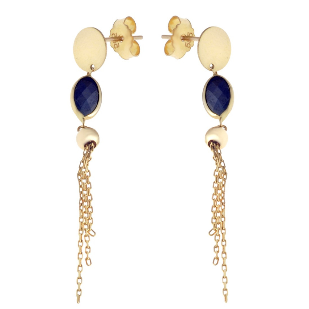 copy of Złote kolczyki wiszące kółeczka