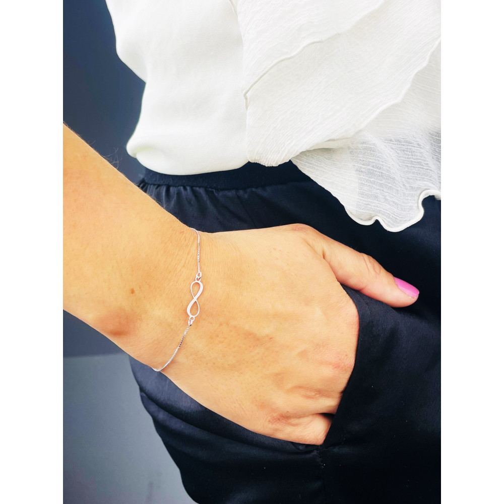 Infinity Armband 925 Silber Damen