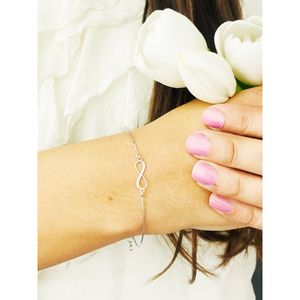 Infinity Armband 925 Silber Damen