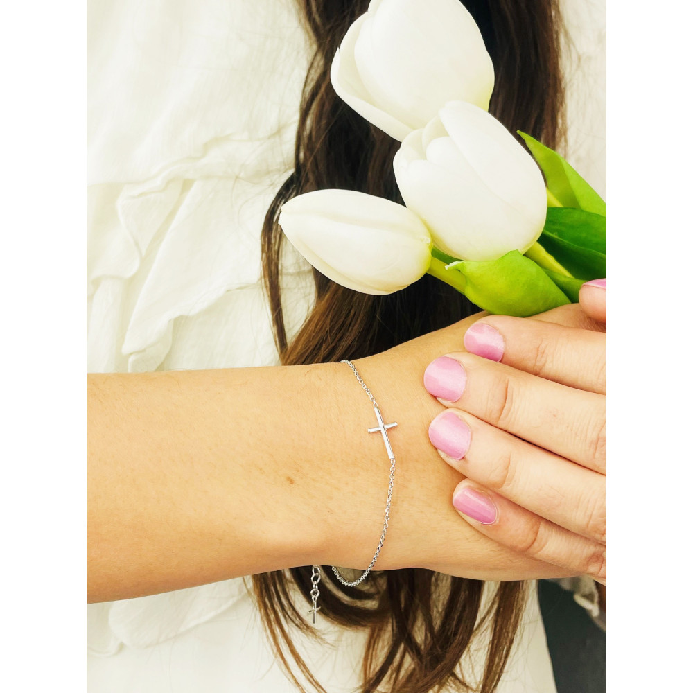 copy of Złota bransoletka celebrytka serce nieskończoność