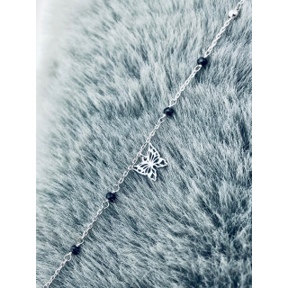 Złota bransoletka celebrytka serce nieskończoność