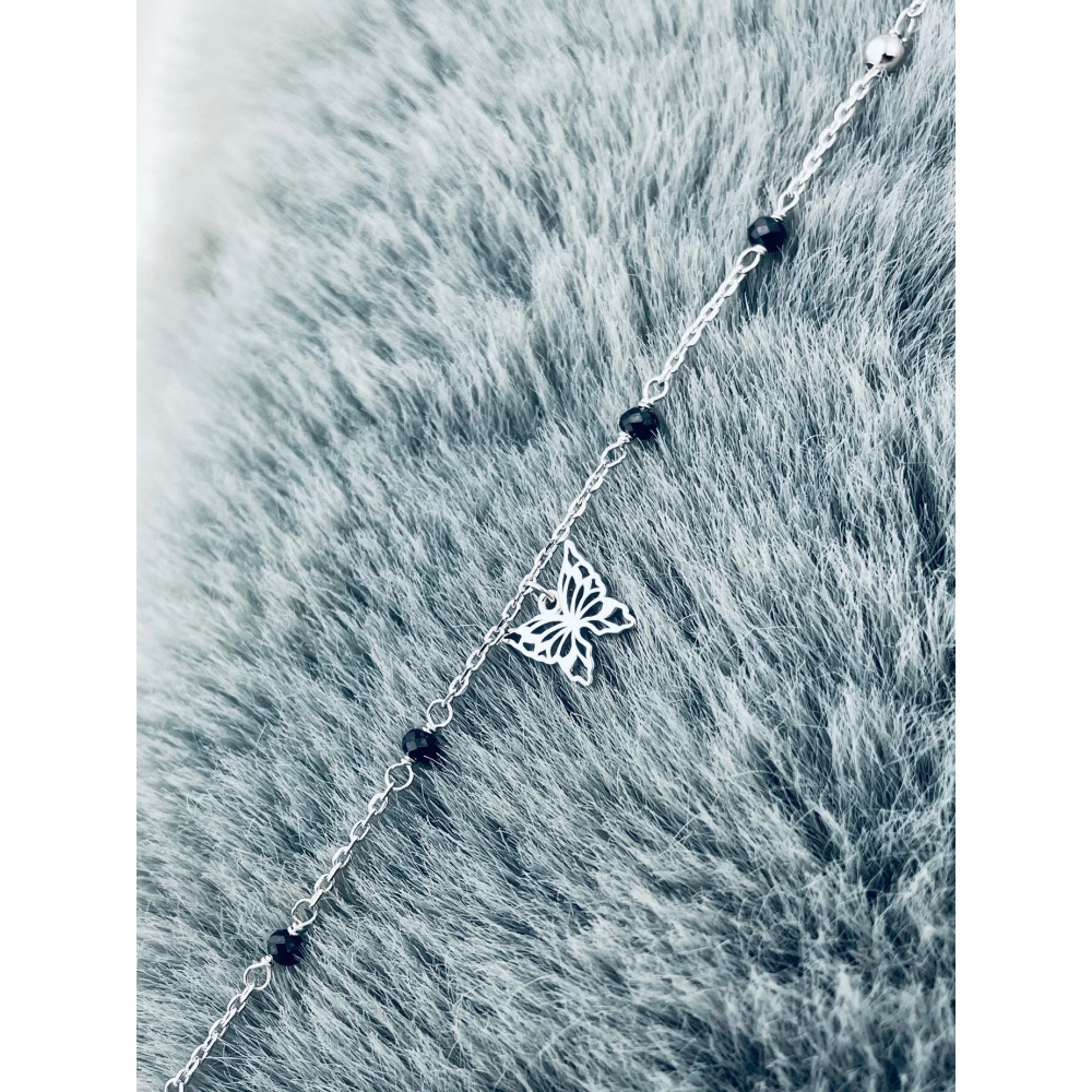 copy of Złota bransoletka celebrytka serce nieskończoność