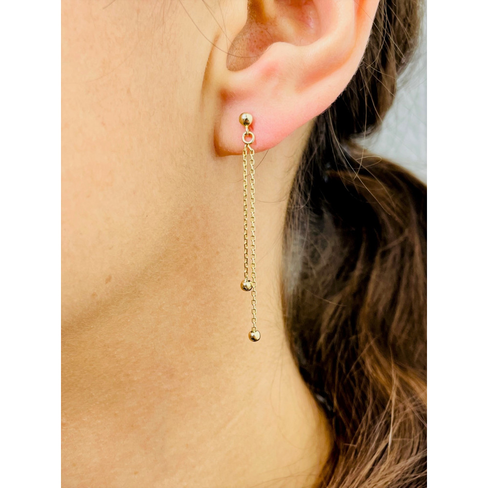 Gold Ohrringe Ohrhänger Ohrstecker Ohrschmuck Gelbgold