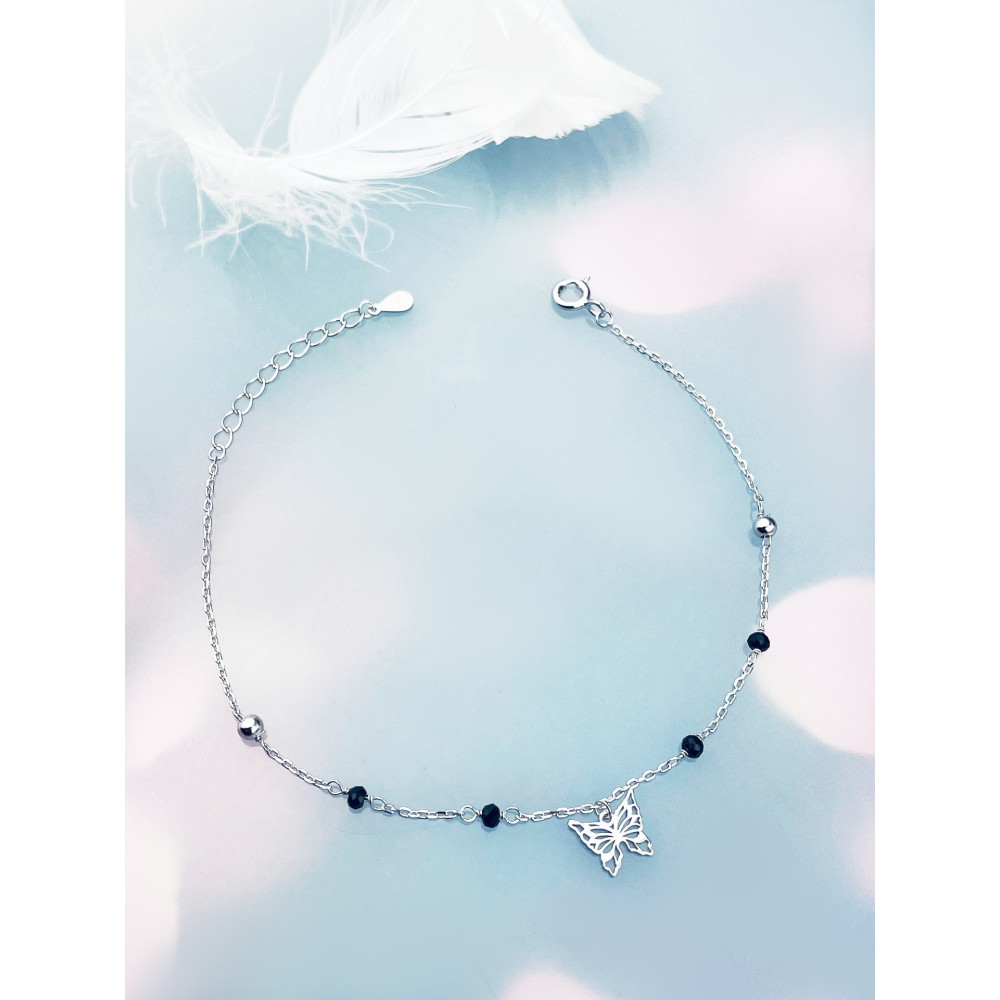 copy of Złota bransoletka celebrytka serce nieskończoność